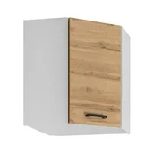 Szafki kuchenne - Szafka wisząca narożna, Rita, 60x30x72 cm, dąb wotan, mat - miniaturka - grafika 1