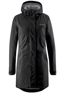 Maier Sports Hannali płaszcz damski czarny 2021 kurtka - Płaszcze damskie - miniaturka - grafika 1