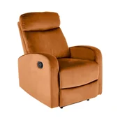 Fotele - Rozkładany Fotel Wypoczynkowy Wonder Cynamonowy Halmar - miniaturka - grafika 1