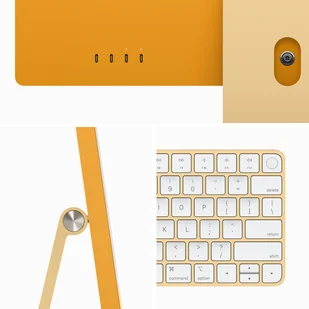 Apple iMac 24" 4,5K Retina M3 8-core CPU + 10-core GPU / 16GB / 512GB SSD / Gigabit Ethernet / Żółty (Yellow) - Zestawy komputerowe - miniaturka - grafika 13