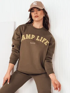 Bluza damska SAFONIS brązowa Dstreet BY1277-M - Bluzy damskie - miniaturka - grafika 1