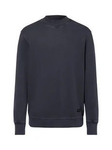 Calvin Klein Jeans Bluza męska - Ebony Mężczyźni Bawełna niebieski|szary jednolity, S - Bluzy męskie - miniaturka - grafika 1