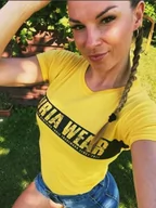 Koszulki i topy damskie - Furia Koszulka żółta damska Furia Wear - miniaturka - grafika 1