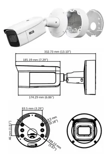 Kamera zewnętrzna IP BCS-V-TI236IR5 APLIKACJA IR50 ZOOM MICROSD - Kamery IP - miniaturka - grafika 2