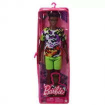 Mattel Fashionistas Stylowy Ken Lalka #183 T-shirt Kolorowe moro HBV23 HBV23 - Lalki dla dziewczynek - miniaturka - grafika 3