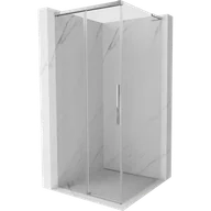 Kabiny prysznicowe - Mexen Rox L kabina prysznicowa rozsuwana 120 x 120 cm, transparent, chrom - 8C2L-120-120-01-00 - miniaturka - grafika 1