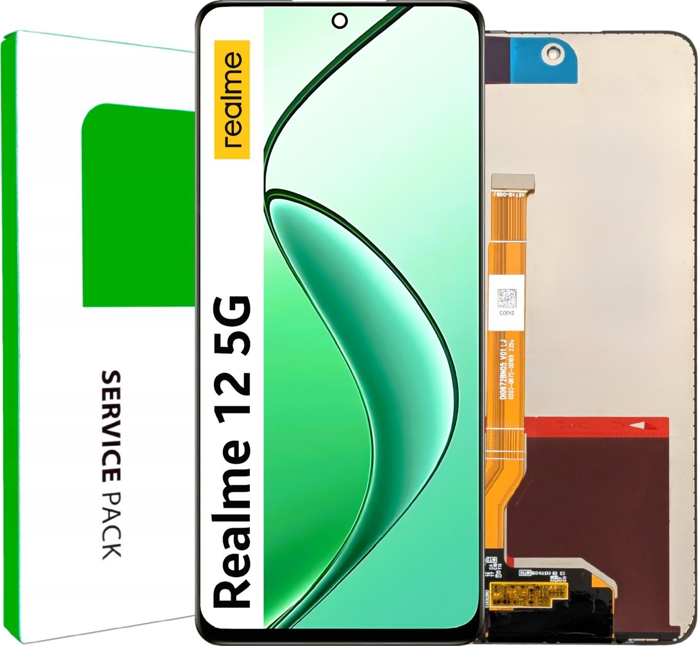Wyświetlacz do Realme 12 5G Ekran LCD Oryginał Zila RMX3999 5904858346486