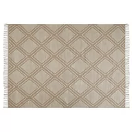 Dywany - Lumarko Dywan bawełniany 160 x 230 cm biało-beżowy KACEM - miniaturka - grafika 1