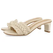 Sandały damskie - GIOSEPPO Saboga, sandały damskie, białe kości słoniowej, 39 EU, Kolor biały, 39 EU - miniaturka - grafika 1