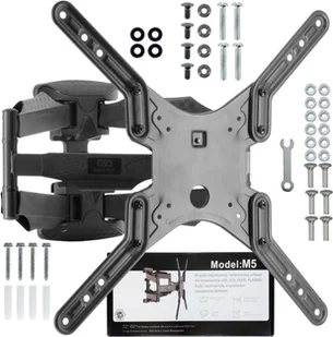 KOMPLETNY ZESTAW UCHWYT WIESZAK NA TELEWIZOR TV REGULOWANY 32-60 CALE VESA - Inne akcesoria audio-wideo - miniaturka - grafika 1