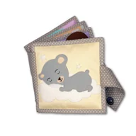 Zabawki sensoryczne - Książeczka Sensoryczna Mała, Quiet Book, Montessori - Witaj na świecie/ Jolly Designs - miniaturka - grafika 1