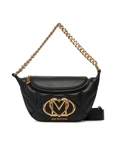 LOVE MOSCHINO Saszetka nerka JC4187PP0NLC0000 Czarny - Nerki - miniaturka - grafika 1