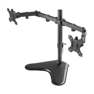 Uchwyt biurkowy Techly na 2 monitory 13"-32" 2x8kg regulowany - Uchwyty do monitorów - miniaturka - grafika 1