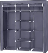 Meble do przedpokoju - Szara szafa tekstylna do garderoby Z1-R78 - miniaturka - grafika 1