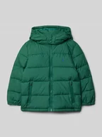Kurtki i płaszcze dla chłopców - Pikowana kurtka z wyhaftowanym logo - miniaturka - grafika 1