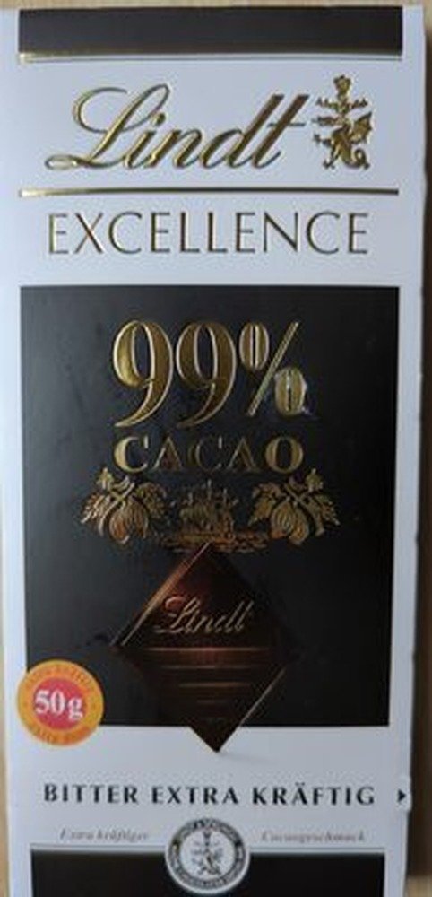 Lindt EXCELLENCE 99% Cocoa 50g