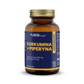 Stawy, mięśnie, kości - Pureo Health Kurkumina + Piperyna 60 Kapsułek - miniaturka - grafika 1