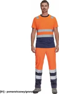 Odzież robocza - CERVA MONZON HV - t-shirt - pomarańczowy/granatowy XL - miniaturka - grafika 1