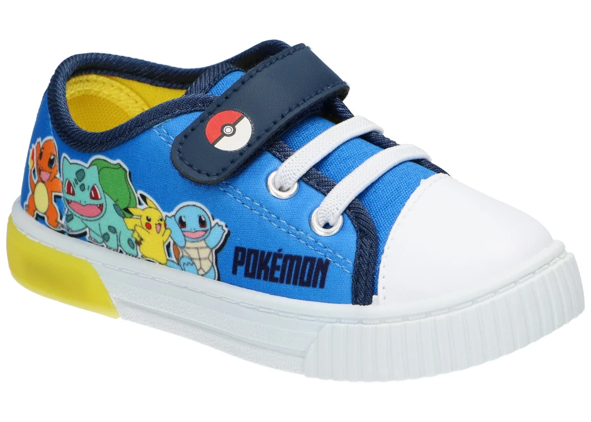 POKEMON PIKACHU PO3309 LEKKIE MODNE ORYGINALNE TENISÓWKI TRAMPKI KAPCIE DZIECIĘCE NA RZEP ŚWIECĄCA PODESZWA LED 26