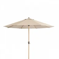Parasole ogrodowe - ALU WOOD 3,5 m - parasol z rączką z ochroną ULTRA UV 820 - miniaturka - grafika 1