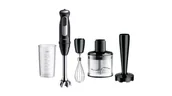 Blendery ręczne - Braun blender ręczny MultiQuick 5 Pro MQ55.307.M 1000 W, czarny - miniaturka - grafika 1