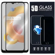 Szkła hartowane na telefon - TelForceOne Szkło hartowane 5D do Realme C11 2021 / C20 czarna ramka - miniaturka - grafika 1