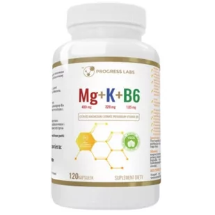 Mg + K + Vit B6, Kompleks Witaminowy, 120 Kaps. - Witaminy i minerały - miniaturka - grafika 1