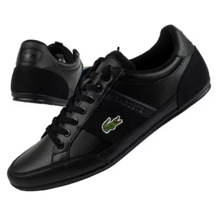 Buty sportowe męskie - Buty Lacoste Chaymon M 3502H czarne - grafika 1