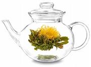 Herbata - ﻿Herbata biała KWITNĄCA Camus blooming z herbatą zieloną nagietek kulka - miniaturka - grafika 1