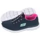 Buty sportowe damskie - Buty Sportowe Summits Navy/Hot Pink 12980/NVHP (SK87-c) Skechers - miniaturka - grafika 1