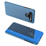 Etui i futerały do telefonów - Clear View Case futerał etui z klapką LG K61 niebieski - miniaturka - grafika 1
