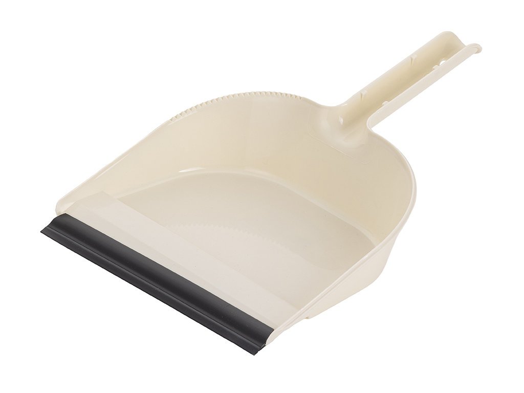 Szufelka na kij Bentom Lux plastikowa kremowa do zamiatania biura