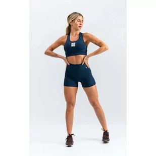 Biustonosz sportowy LABELLAMAFIA SPORTS BRA GO ON NAVY - Bielizna sportowa damska - miniaturka - grafika 3