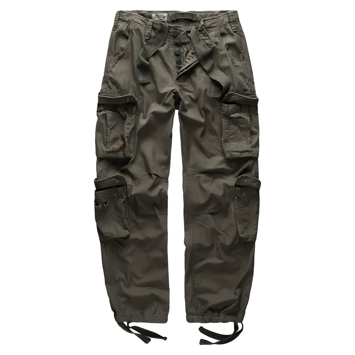 spodnie bojówki AIRBORNE VINTAGE TROUSERS OLIVE-XL