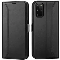 Etui i futerały do telefonów - Etui na telefon komórkowy Samsung Galaxy S20 Plus składane etui z klapką, czarne - miniaturka - grafika 1