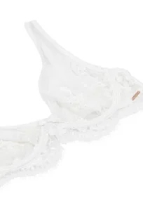 Hunkemöller Nieusztywniany biustonosz z fiszbinami Tiah Biały - Biustonosze - miniaturka - grafika 1