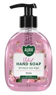 Mydła - Mydło w płynie z dozownikiem BISPOL Aura Care 300ml RÓŻA - miniaturka - grafika 1