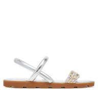 Sandały damskie - Sandały Aldo Narine 14003461 Srebrny - miniaturka - grafika 1