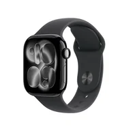 Smartwatch - Apple Watch 11 GPS 42mm z aluminium onyks pasek sportowy M/L Czarny - miniaturka - grafika 1