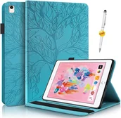 Etui do tabletów - ETUI Z KLAPKĄ DO APPLE IPAD PRO 11 ZAMYKANY SKÓRA EKO TRWAŁY MORSKI +RYSIK - miniaturka - grafika 1