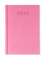 Kalendarze - KALENDARZ książkowy A6 DZIENNY 2025 MAŁY TERMINARZ RÓŻOWY TURY PLANER - miniaturka - grafika 1
