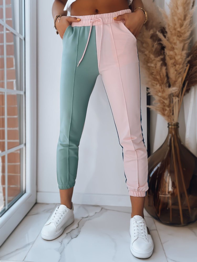 Spodnie damskie dresowe PASTELS różowe Dstreet UY1483-M