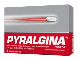 Polpharma Pyralginum 500mg 6 szt. - Przeziębienie i grypa - miniaturka - grafika 1