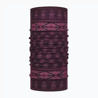 Czapki i chusty sportowe damskie - Buff Chusta wielofunkcyjna Merino Lightweight dla dorosłych FRIEZE DEEP PURPLE 126755.603.10.00 - grafika 1