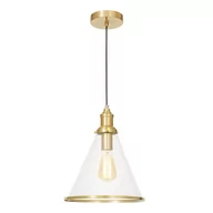 Lampy sufitowe - LAMPA WISZĄCA MOSIĘŻNA NOWOCZESNA FEROLI - miniaturka - grafika 1