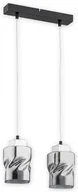 Lampy sufitowe - Lemir Meru Cza + Ch Wisząca O2962 W2 CZA + CH - miniaturka - grafika 1