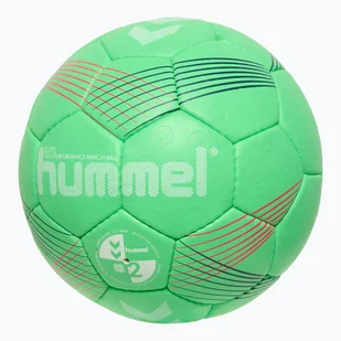 Piłka do piłki ręcznej Hummel Elite HB green/white/red rozmiar 1 - Piłka ręczna - miniaturka - grafika 1