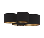 Lampy sufitowe - Duolla - Lampa sufitowa ROLLER PENTO 5xE27/60W/230V czarne/złoty - miniaturka - grafika 1
