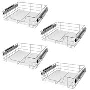 Meble modułowe i akcesoria - Szuflada kuchenna teleskopowa 4 szt. 60cm Chromowana 25kg - miniaturka - grafika 1