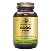 Suplementy naturalne - Solgar Głóg wyciąg 60 kapsułek - miniaturka - grafika 1